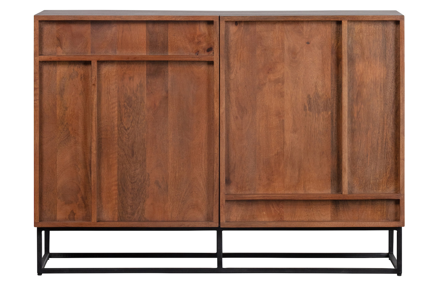 Buffet 2 portes en bois foncé Buffet 2 portes en bois foncé