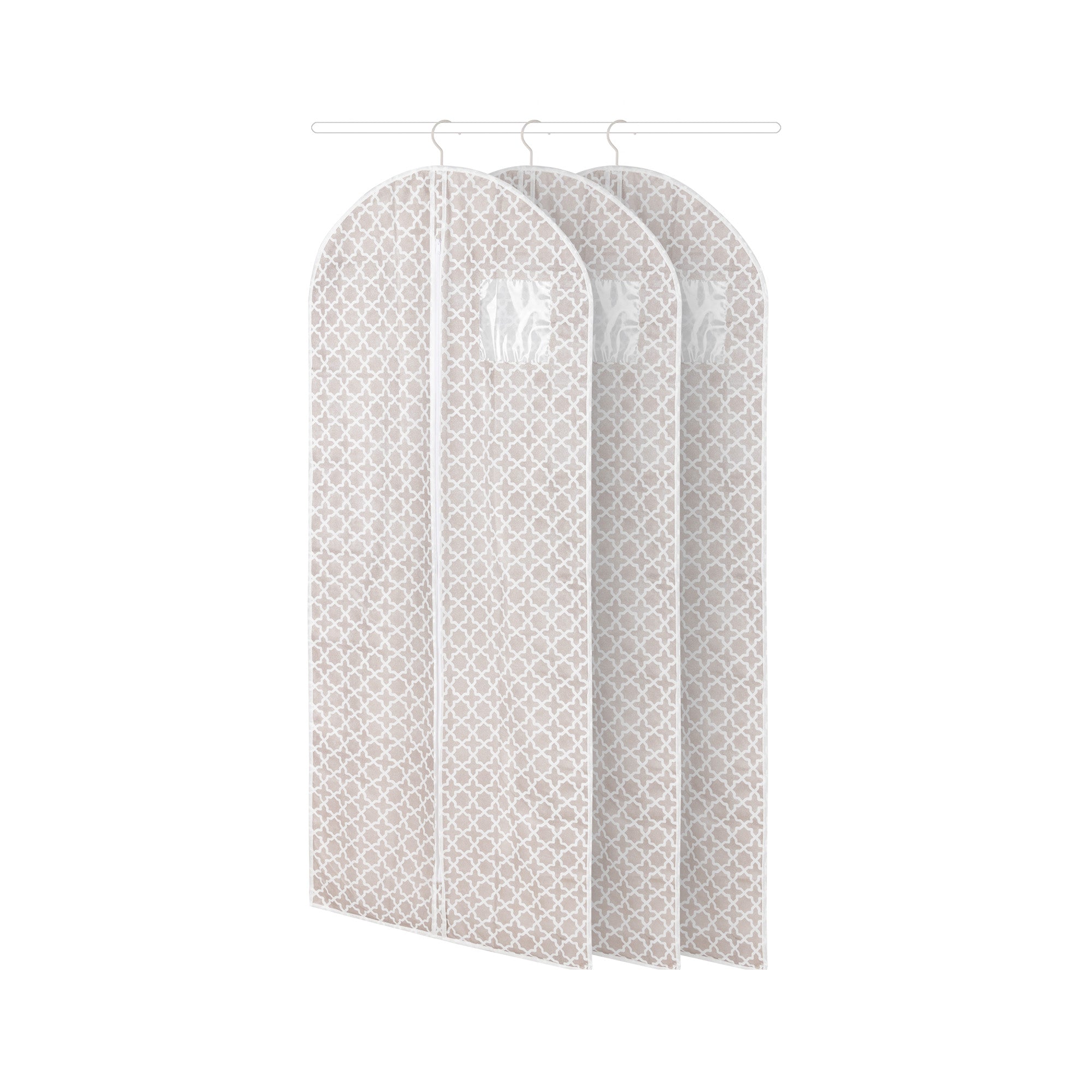 Housse pour vêtements H137cm - Lot de 3 (photo) Housse pour vêtements H137cm - Lot de 3