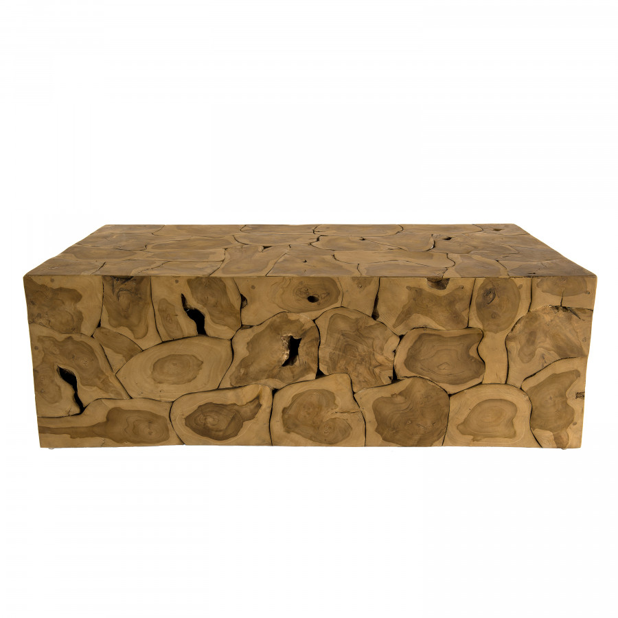 Table basse nature bois teck