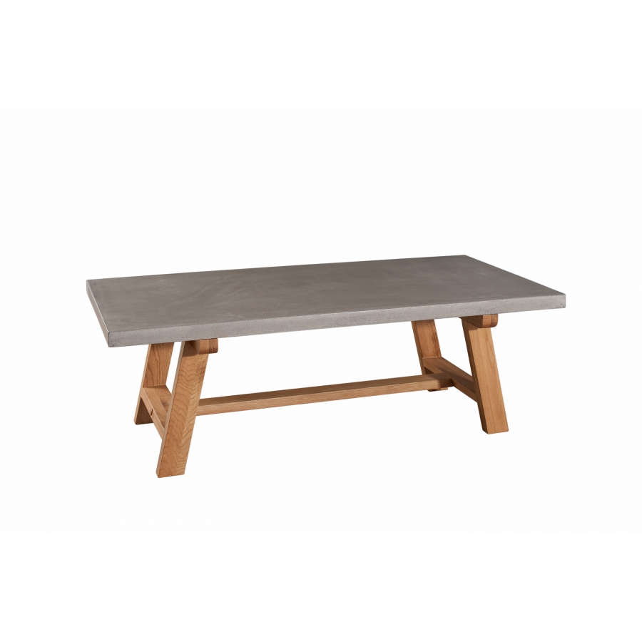 Table basse bois et béton Table basse bois et béton