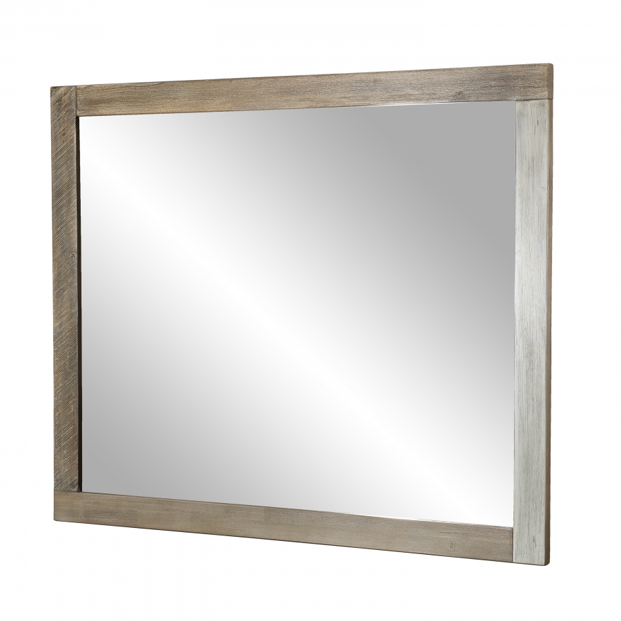 Miroir bois 100x120
