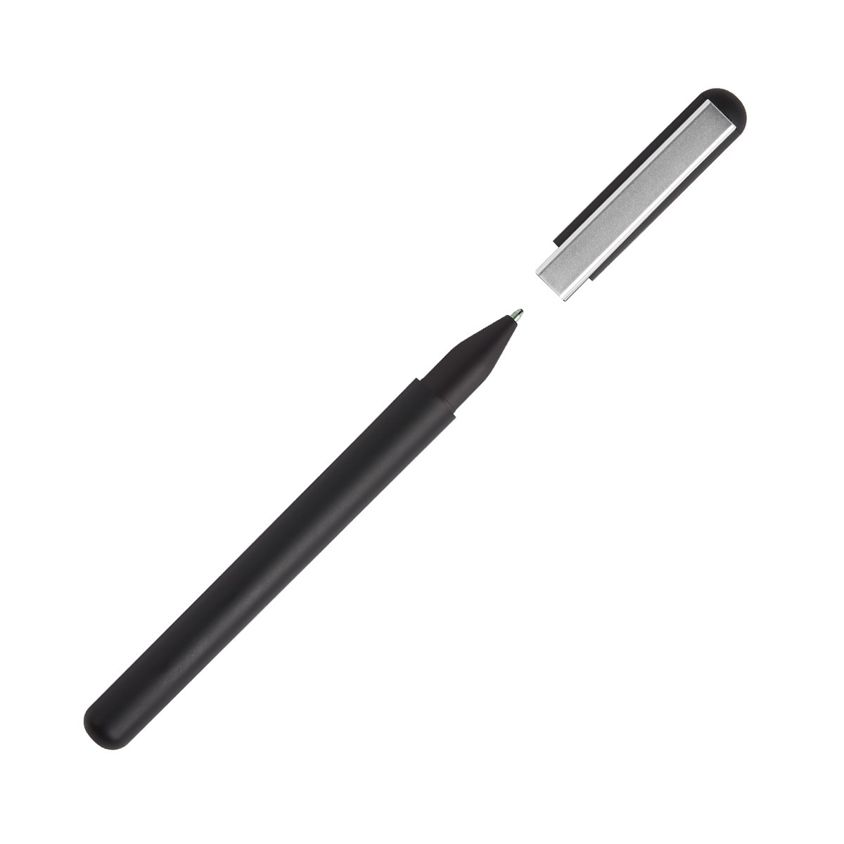 Stylo à bille à encre noire en acier inoxydable noir Stylo à bille à encre noire en acier inoxydable noir