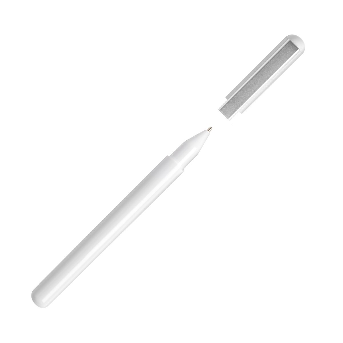 LEXON Stylo à bille à encre noire en Acier inoxydable Blanc (photo) LEXON Stylo à bille à encre noire en Acier inoxydable Blanc