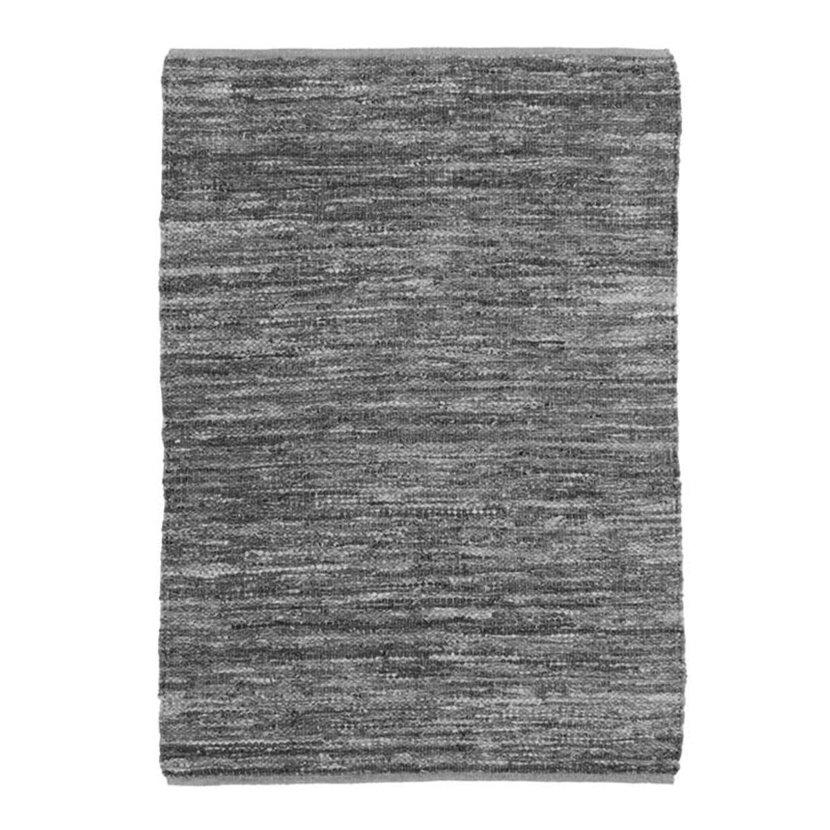 Tapis en cuir tressé gris clair 120x170 Tapis en cuir tressé gris clair 120x170