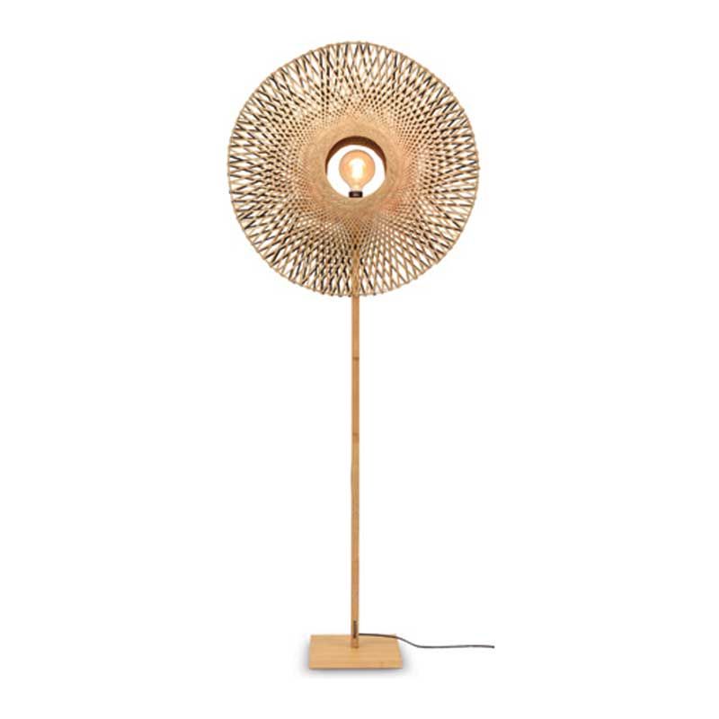 Lampadaire en bambou naturel H195cm
