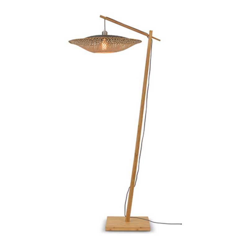 Lampadaire en bambou suspendu H176cm