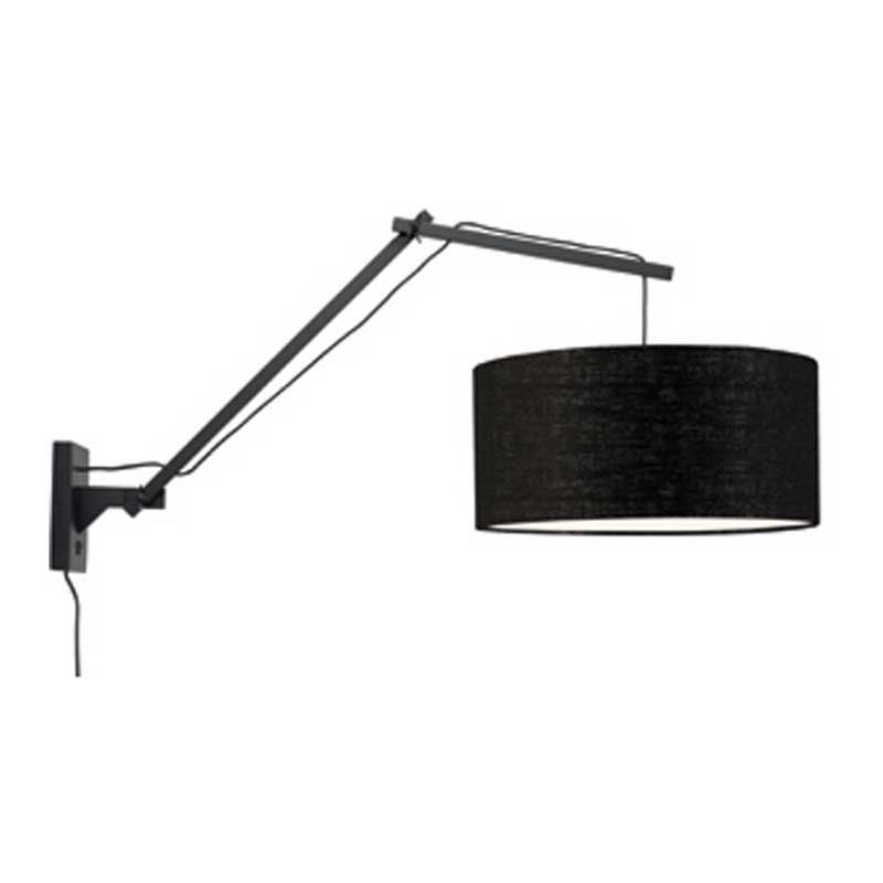 Applique bambou noir/lin L95cm Applique bambou noir/lin L95cm