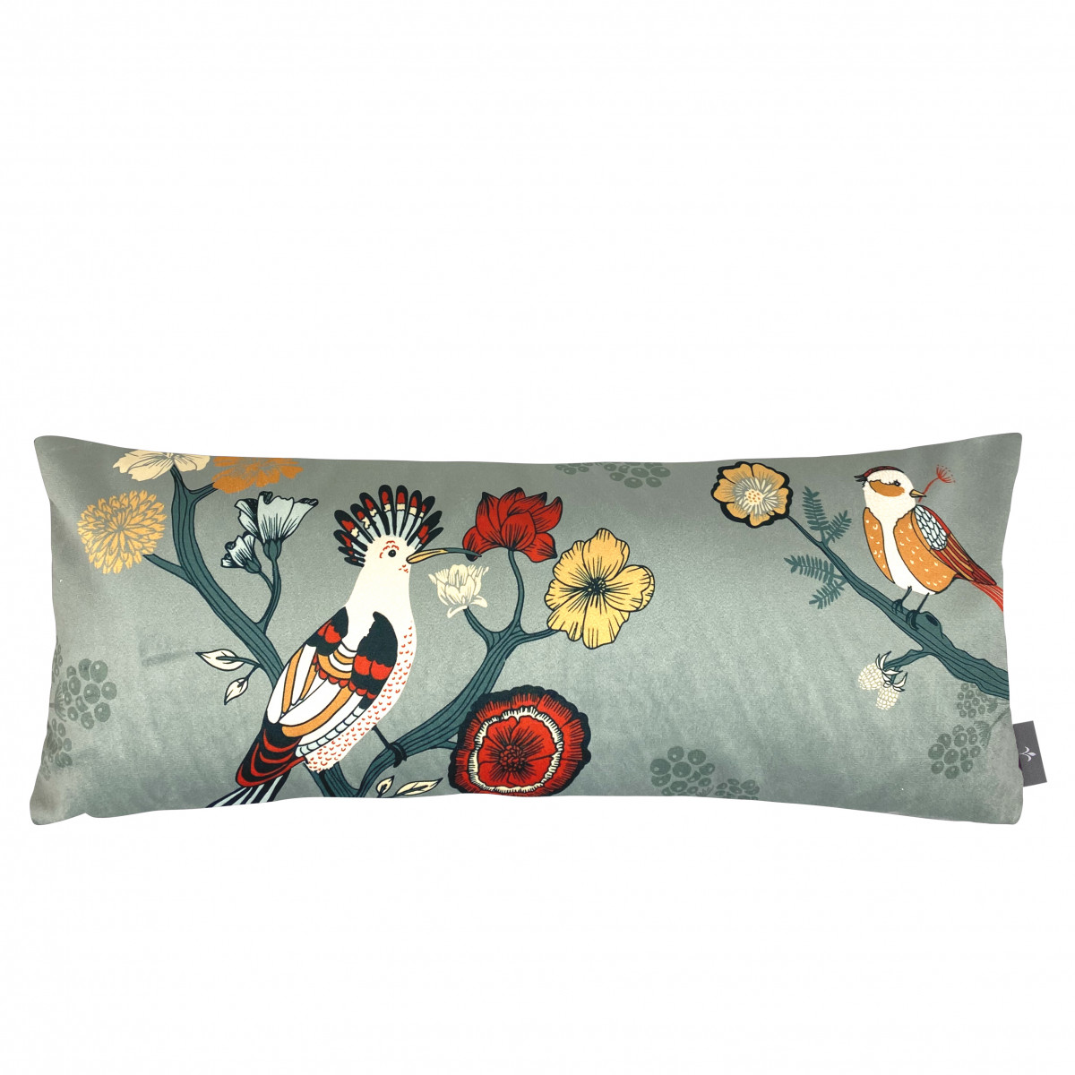 Coussin imprimé les oiseaux clair 25x60 (photo) Coussin imprimé les oiseaux clair 25x60