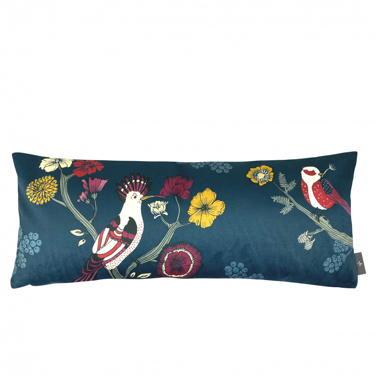 Coussin imprimé les oiseaux foncé 25x60 (photo) Coussin imprimé les oiseaux foncé 25x60