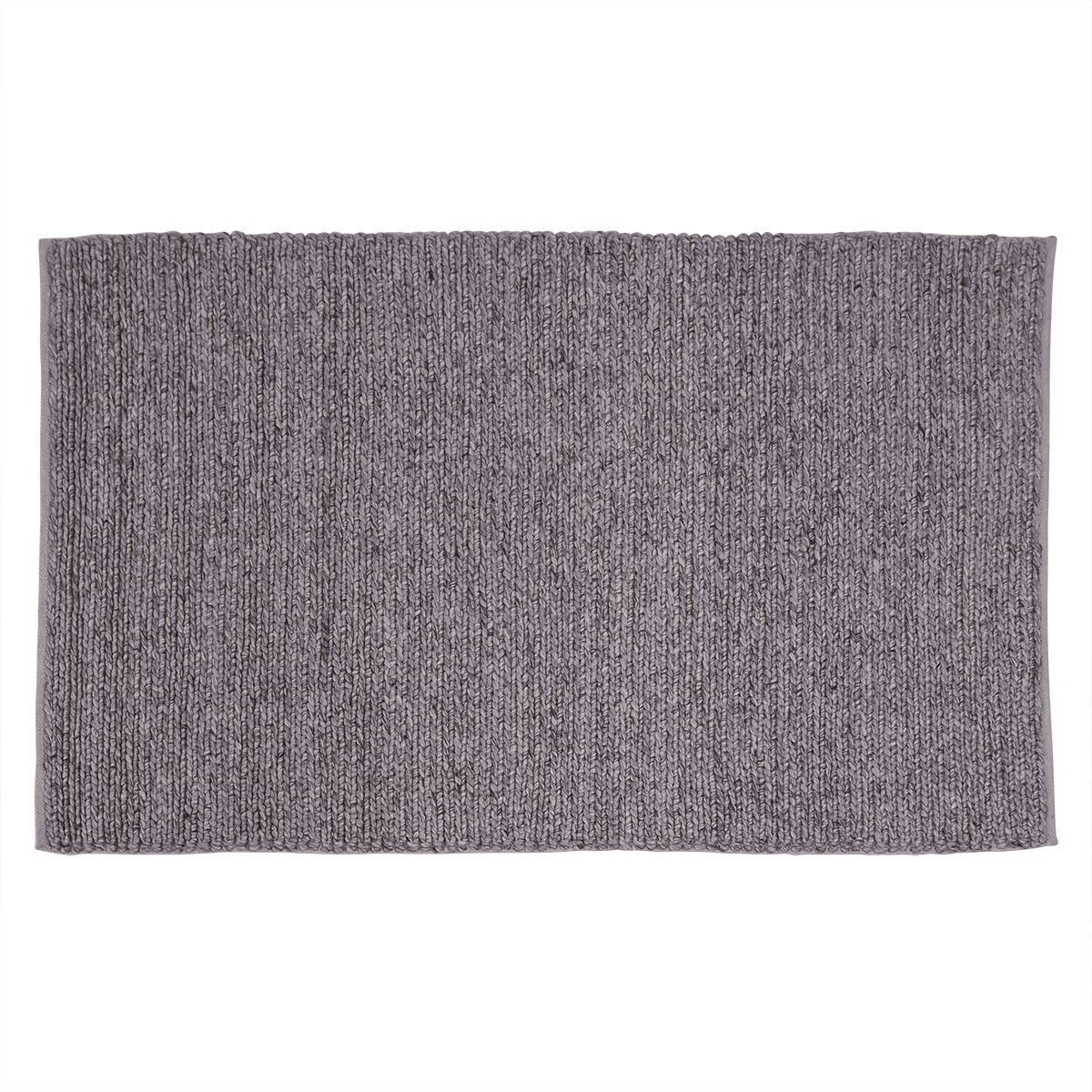 Tapis laine gris clair 170 x 120 cm