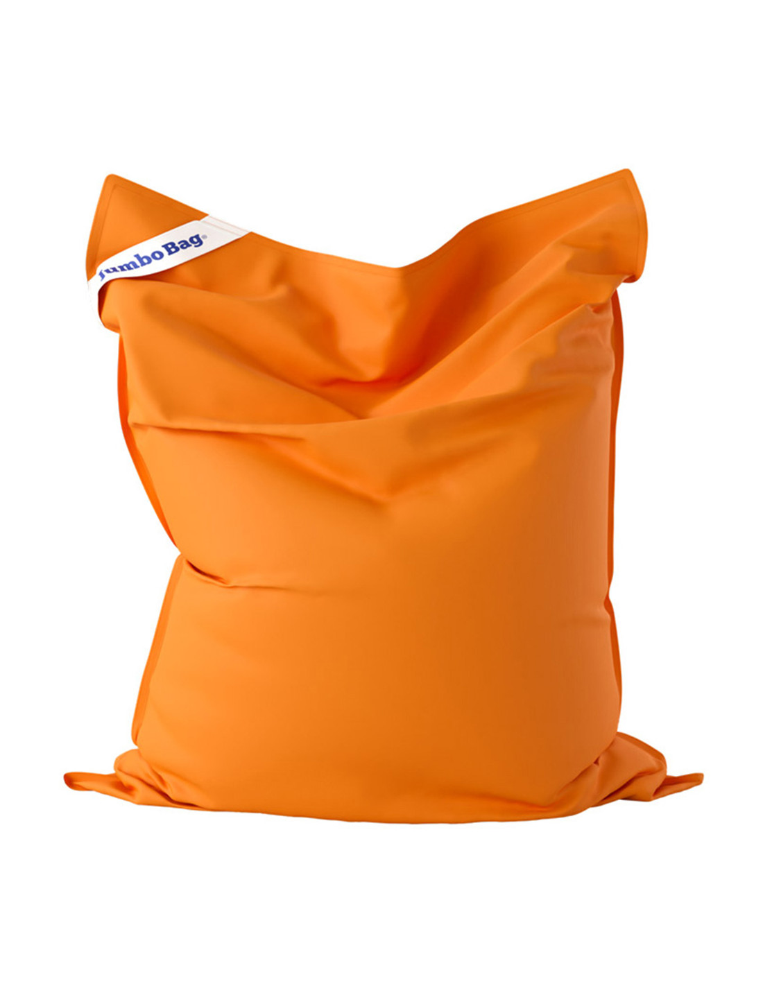 Coussin géant d'extérieur en tissu orange Coussin géant d'extérieur en tissu orange