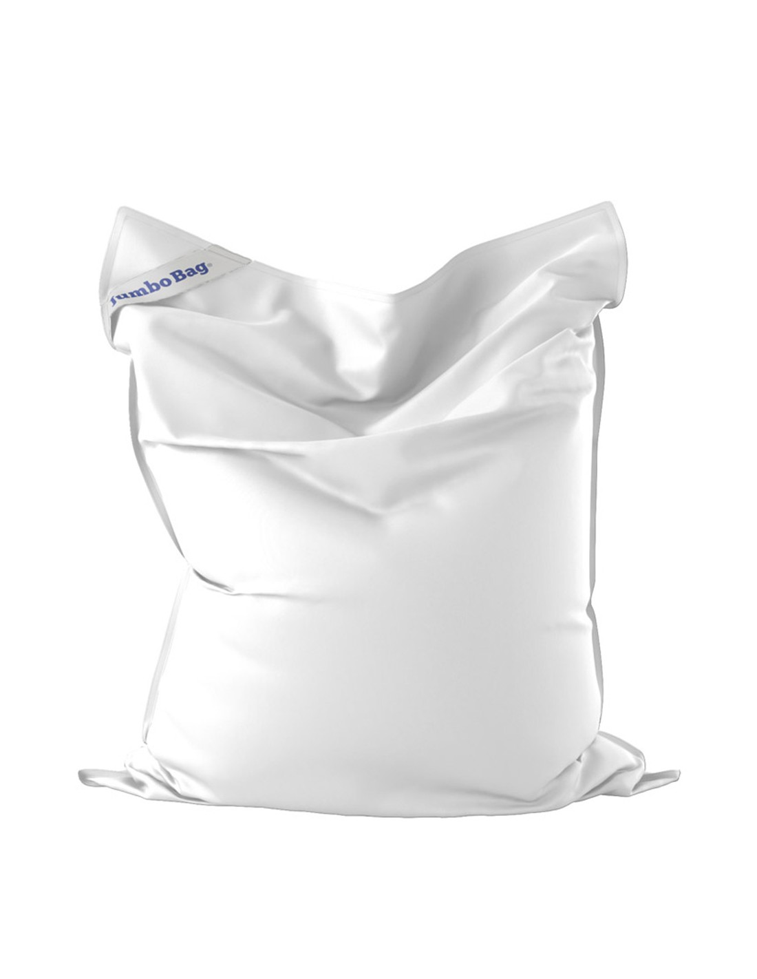 Coussin géant d'extérieur en tissu blanc (photo) Coussin géant d'extérieur en tissu blanc