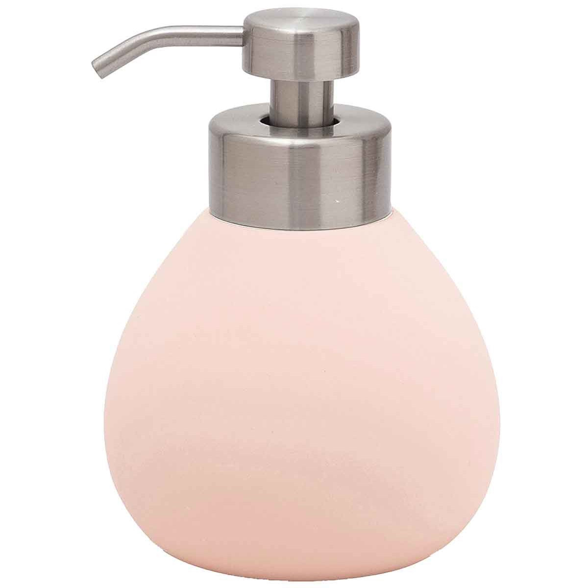 Distributeur de savon en céramique Rose Poudre Distributeur de savon en céramique Rose Poudre