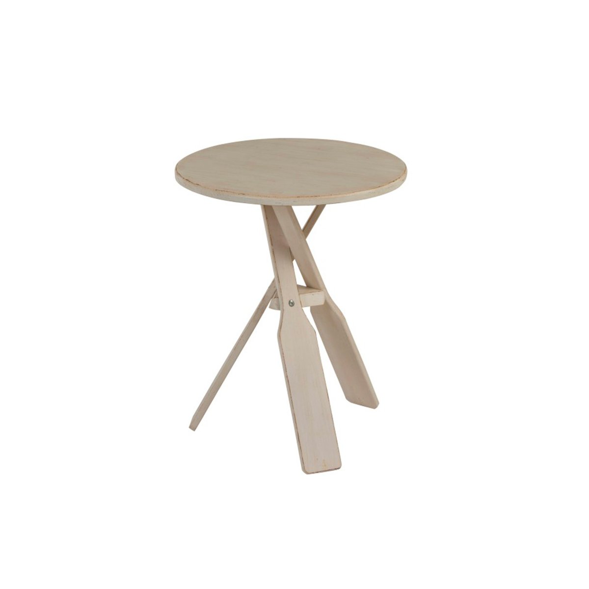 Table de chevet minimaliste en bois beige
