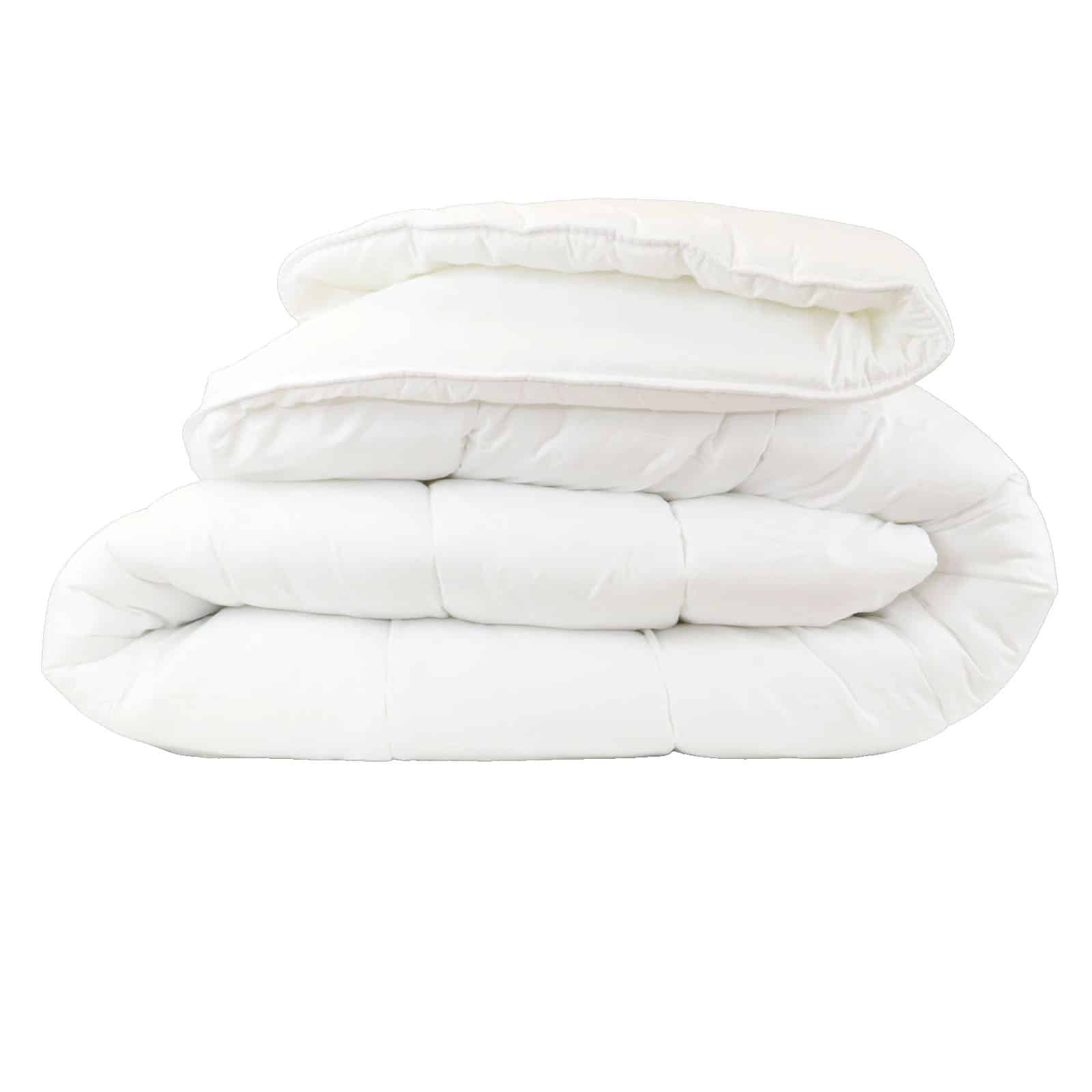 Couette blanche 550gr hiver en polyester blanc 140x200 cm Couette blanche 550gr hiver en polyester blanc 140x200 cm