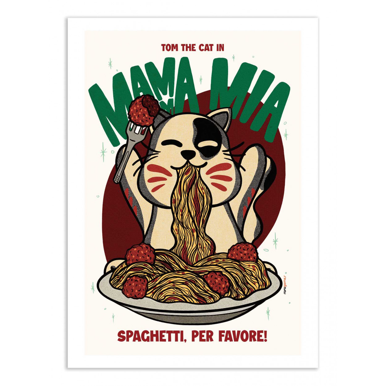 MAMA MIA - Affiche d'art 50 x 70 cm MAMA MIA - Affiche d'art 50 x 70 cm