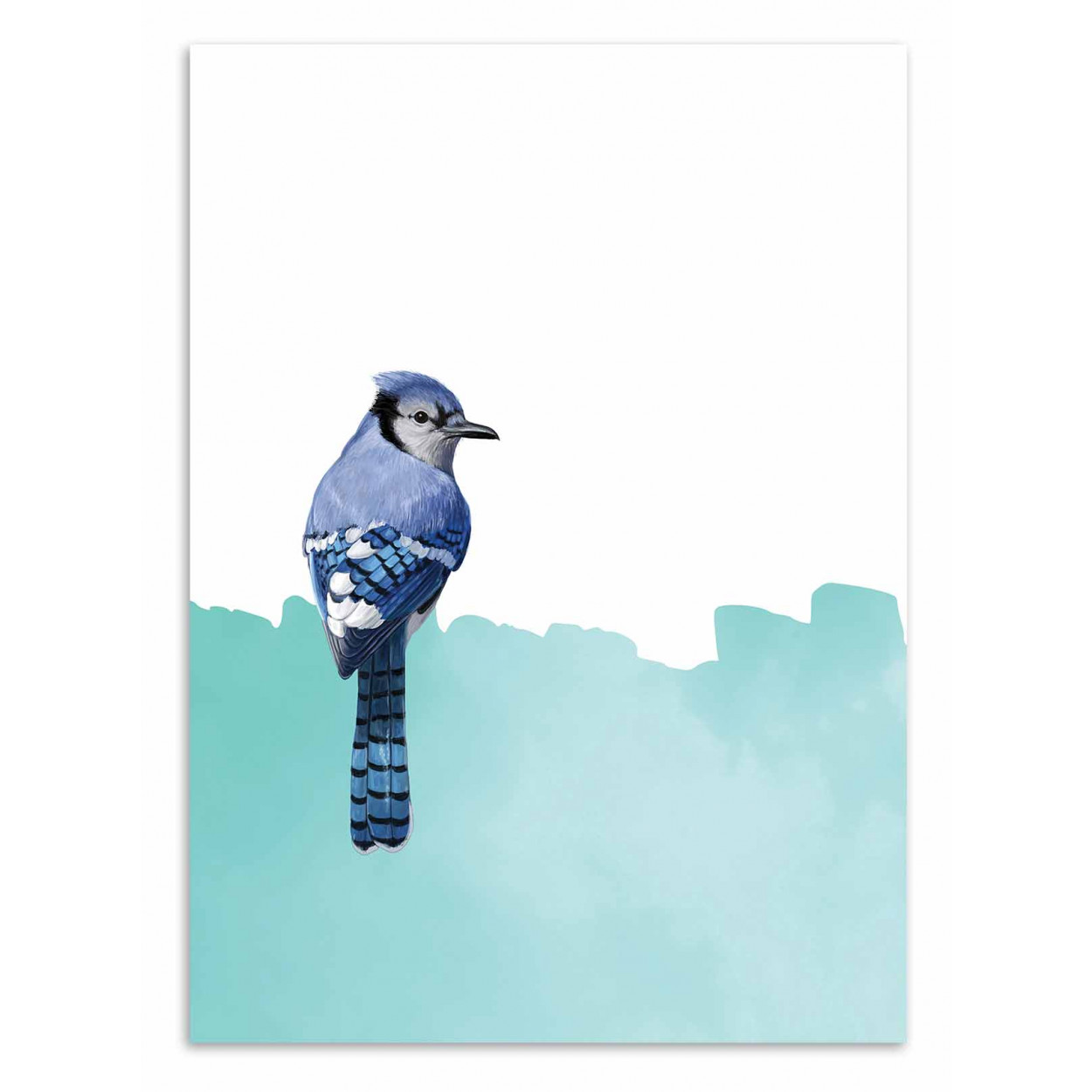 THE BIRD AND THE PAINTING - SEVEN TREES - Affiche d'art 50 x 70 cm THE BIRD AND THE PAINTING - SEVEN TREES - Affiche d'art 50 x 70 cm