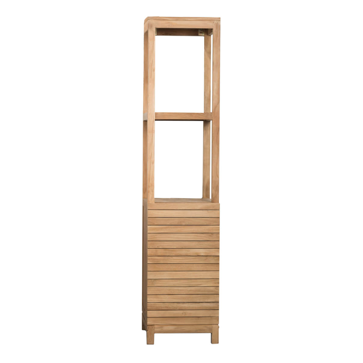 Colonne de salle de bain en teck H180cm Colonne de salle de bain en teck H180cm