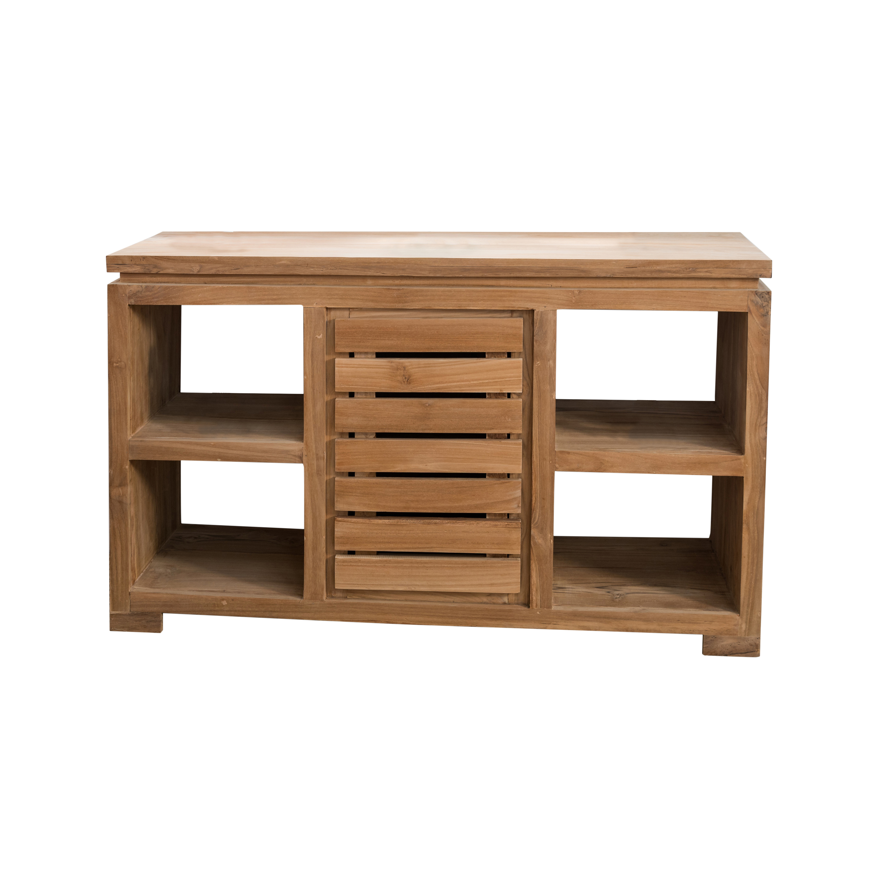 Meuble bas de salle de bain en teck L120cm Meuble bas de salle de bain en teck L120cm