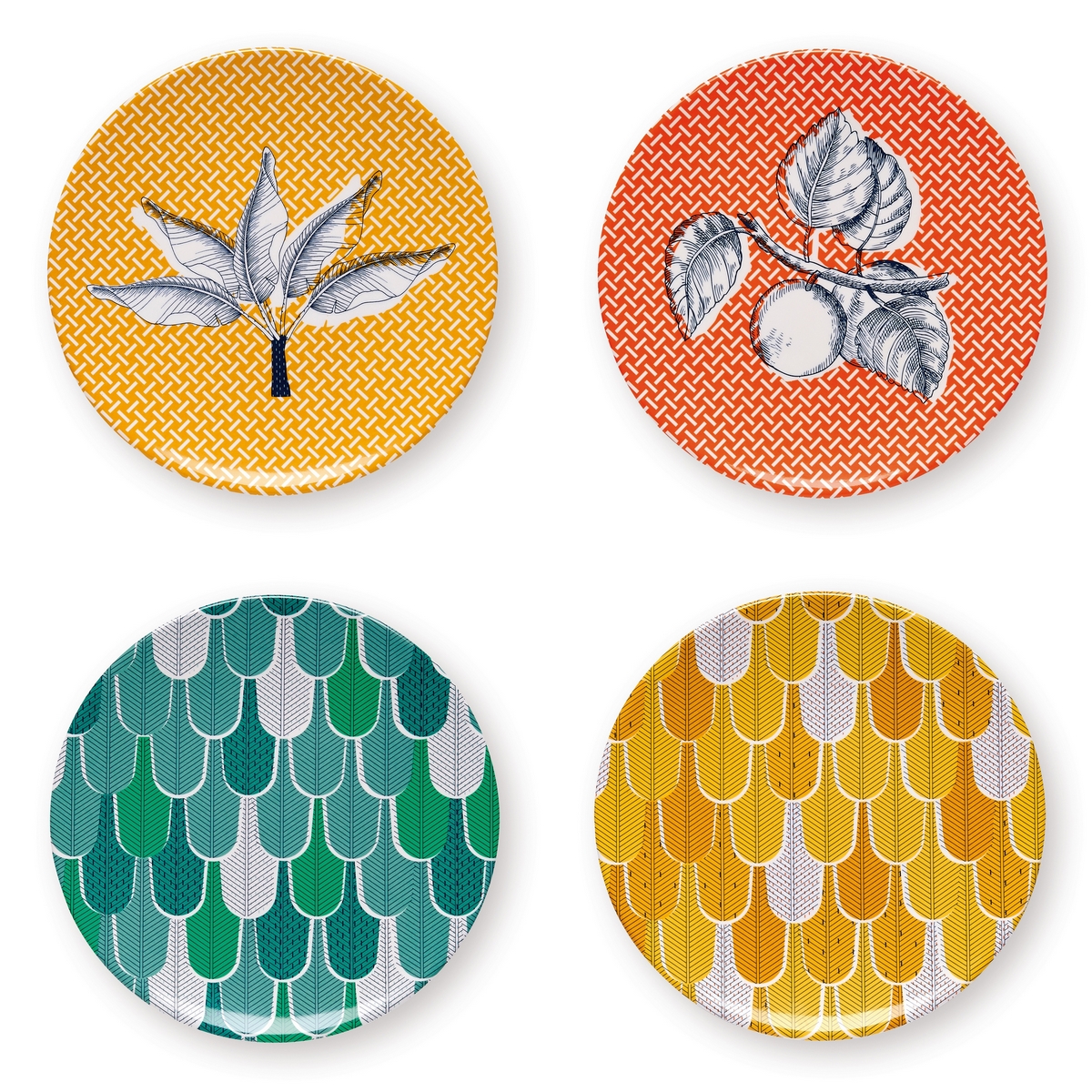 Lot de 4 assiettes Mr & Mrs Clynk Lot de 4 assiettes Mr & Mrs Clynk