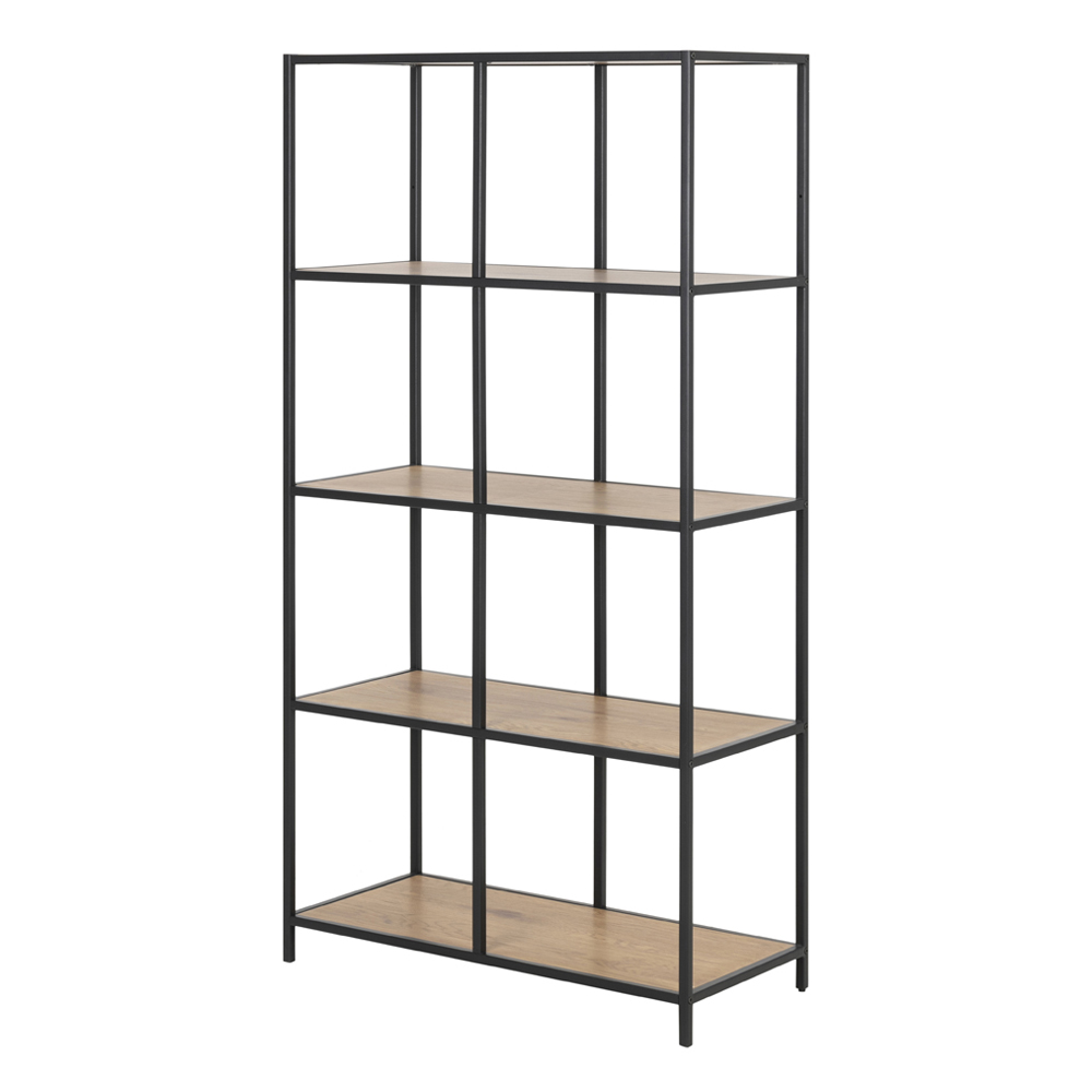 Bibliothèque avec support 150 cm châssis en métal chêne (photo) Bibliothèque avec support 150 cm châssis en métal chêne