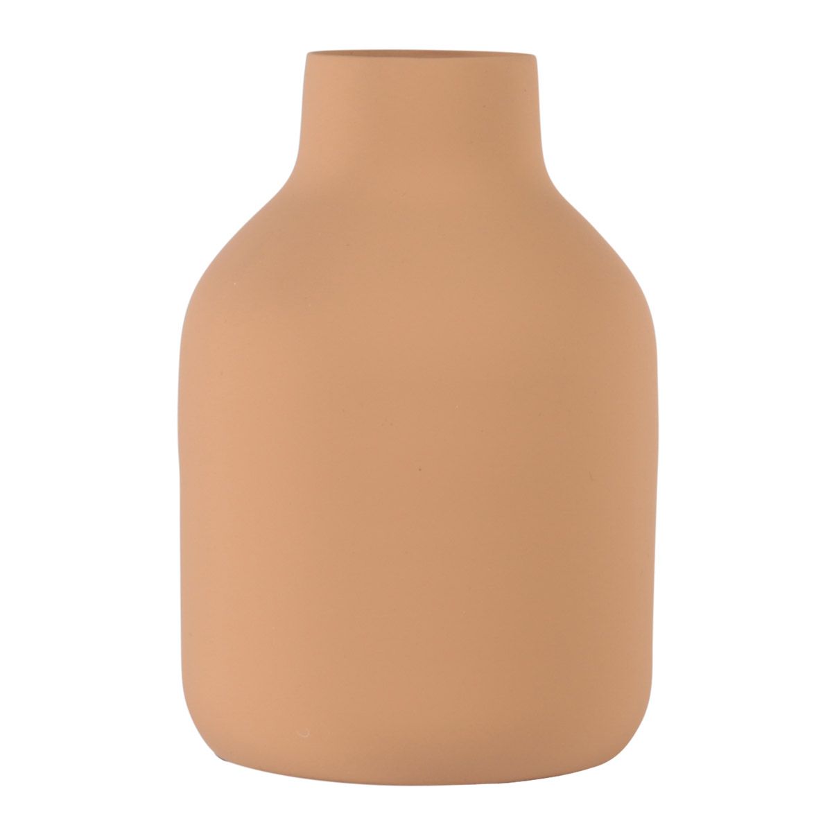 Vase métal marron clair h13 cm