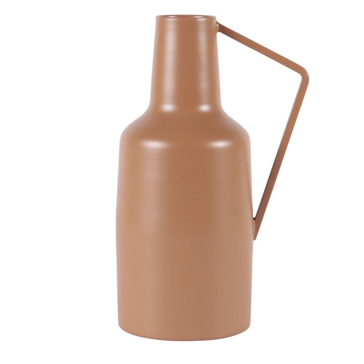 Vase métal marron clair h30 cm