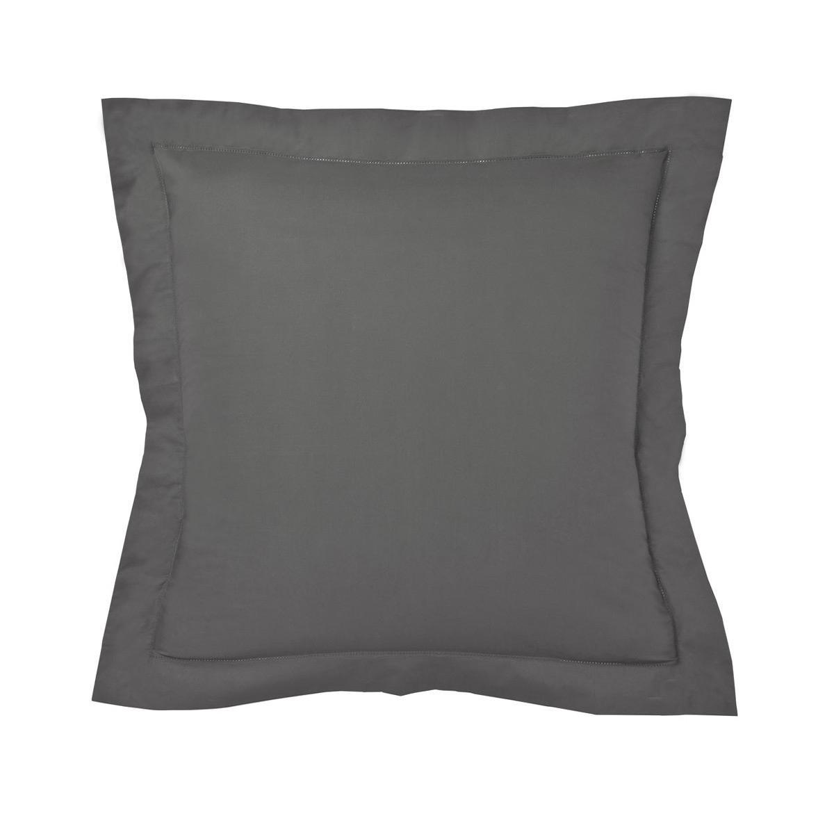 Taie d'oreiller percale Gris 65 x 65 cm Taie d'oreiller percale Gris 65 x 65 cm