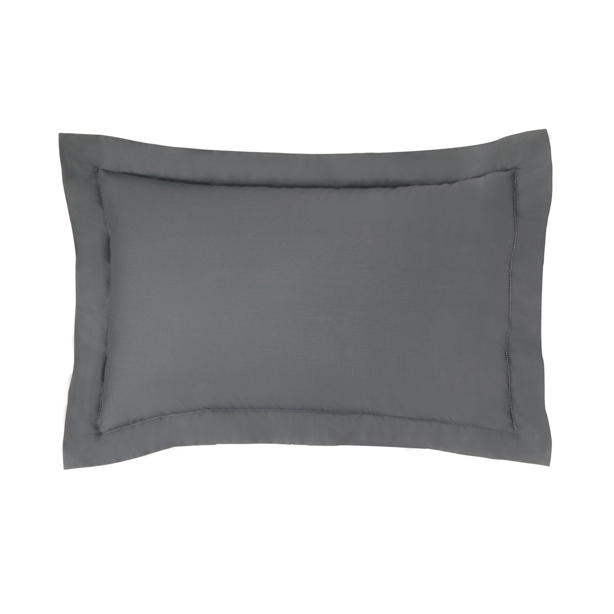 Taie d'oreiller percale Gris 50 x 75 cm Taie d'oreiller percale Gris 50 x 75 cm