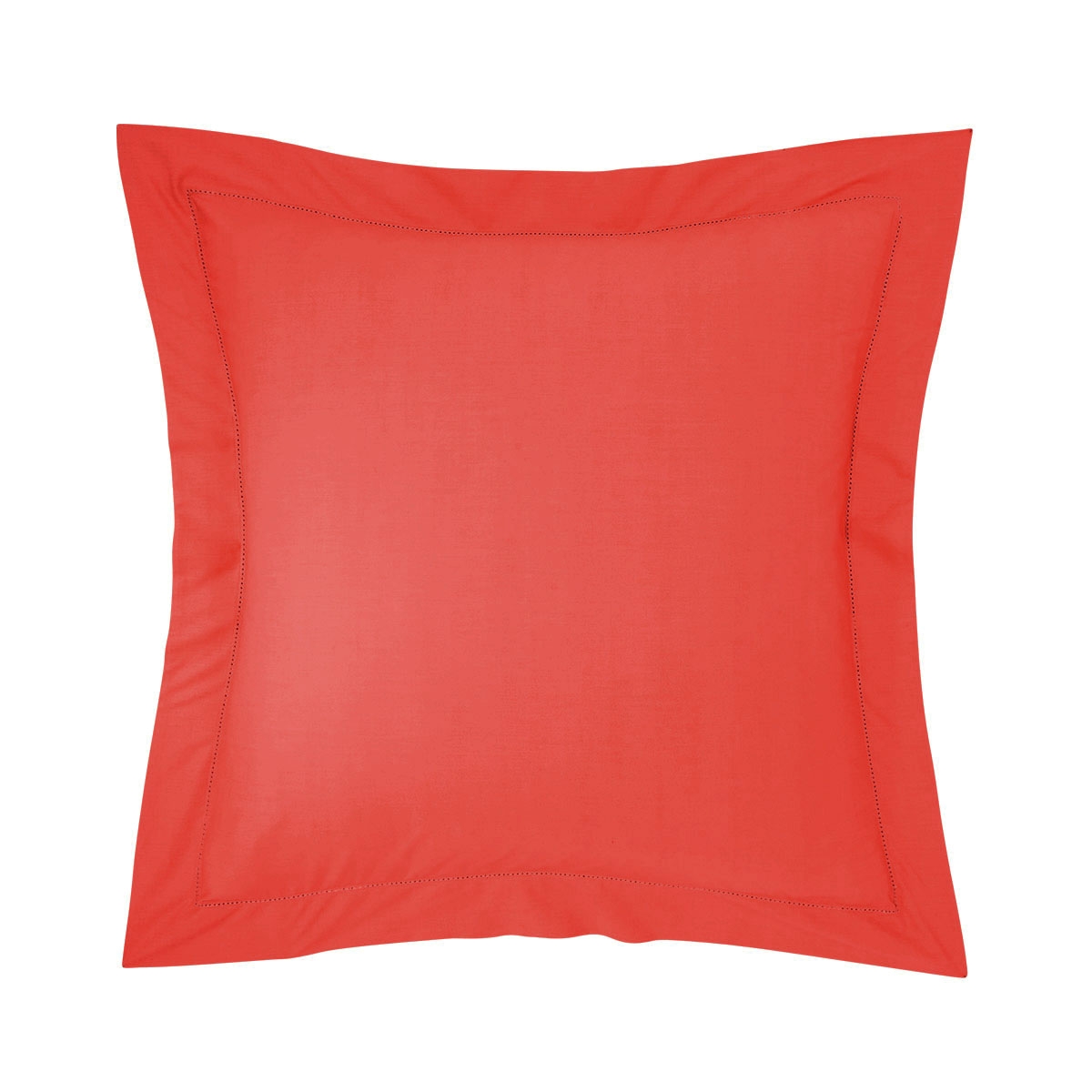 Taie d'oreiller percale Rouge 65 x 65 cm Taie d'oreiller percale Rouge 65 x 65 cm