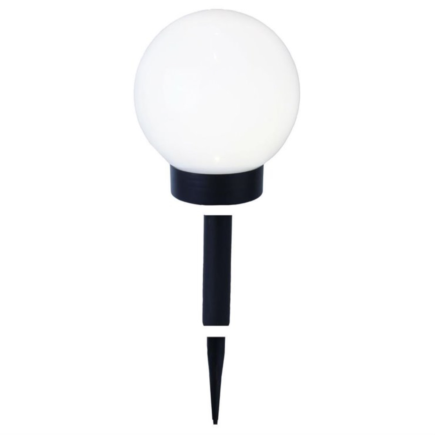 Boule lumineuse d'extérieur solaire LED à piquer ou poser