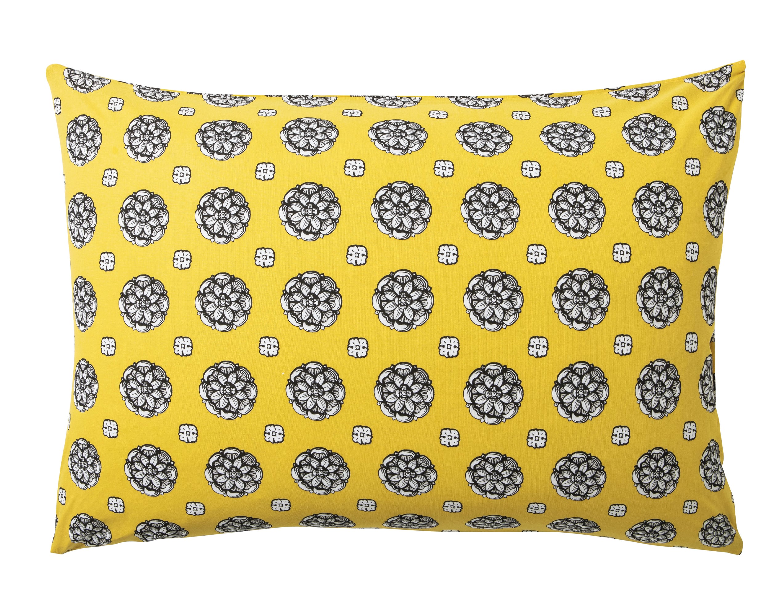 Taie d'oreiller 50x70 en coton jaune Taie d'oreiller 50x70 en coton jaune
