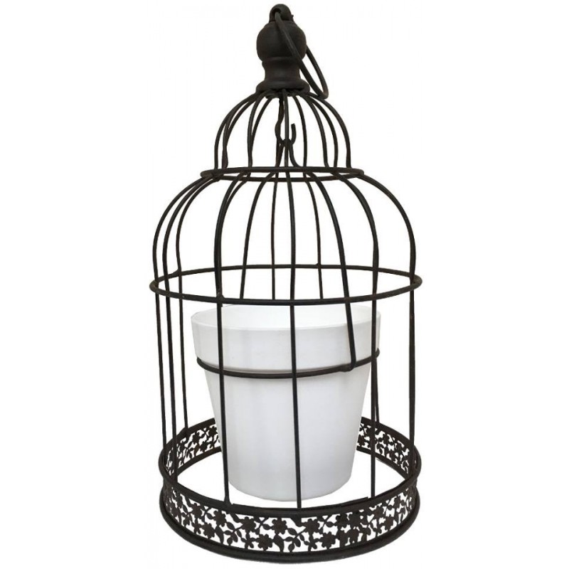 Cage à oiseaux oiseau porte plante fleur jardinière à suspendre e D18 (photo) Cage à oiseaux oiseau porte plante fleur jardinière à suspendre e D18