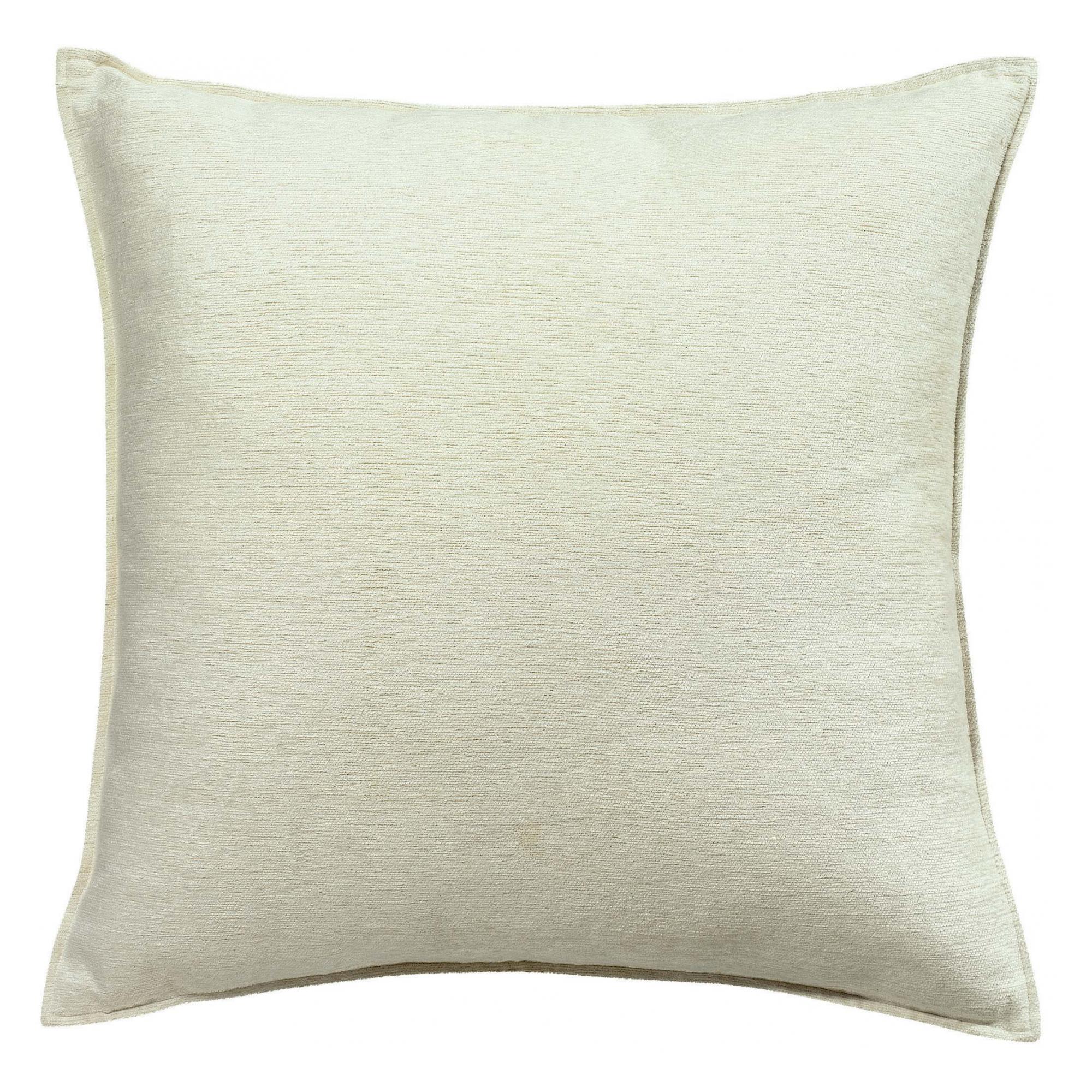 Coussin en coton neige 60 x 60 (photo) Coussin en coton neige 60 x 60