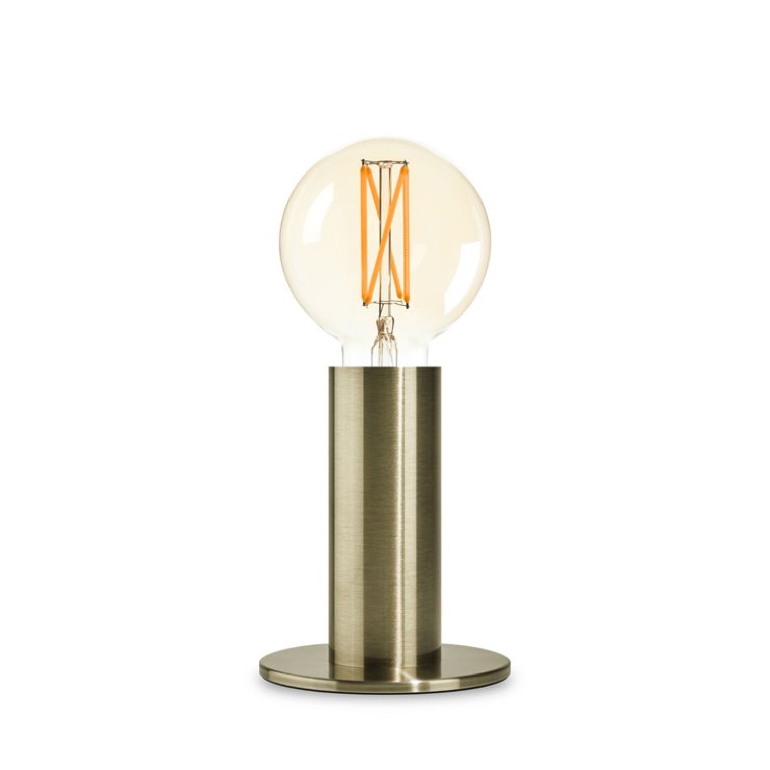 Lampe à poser variateur tactile ampoule LED globe filament métal Lampe à poser variateur tactile ampoule LED globe filament métal