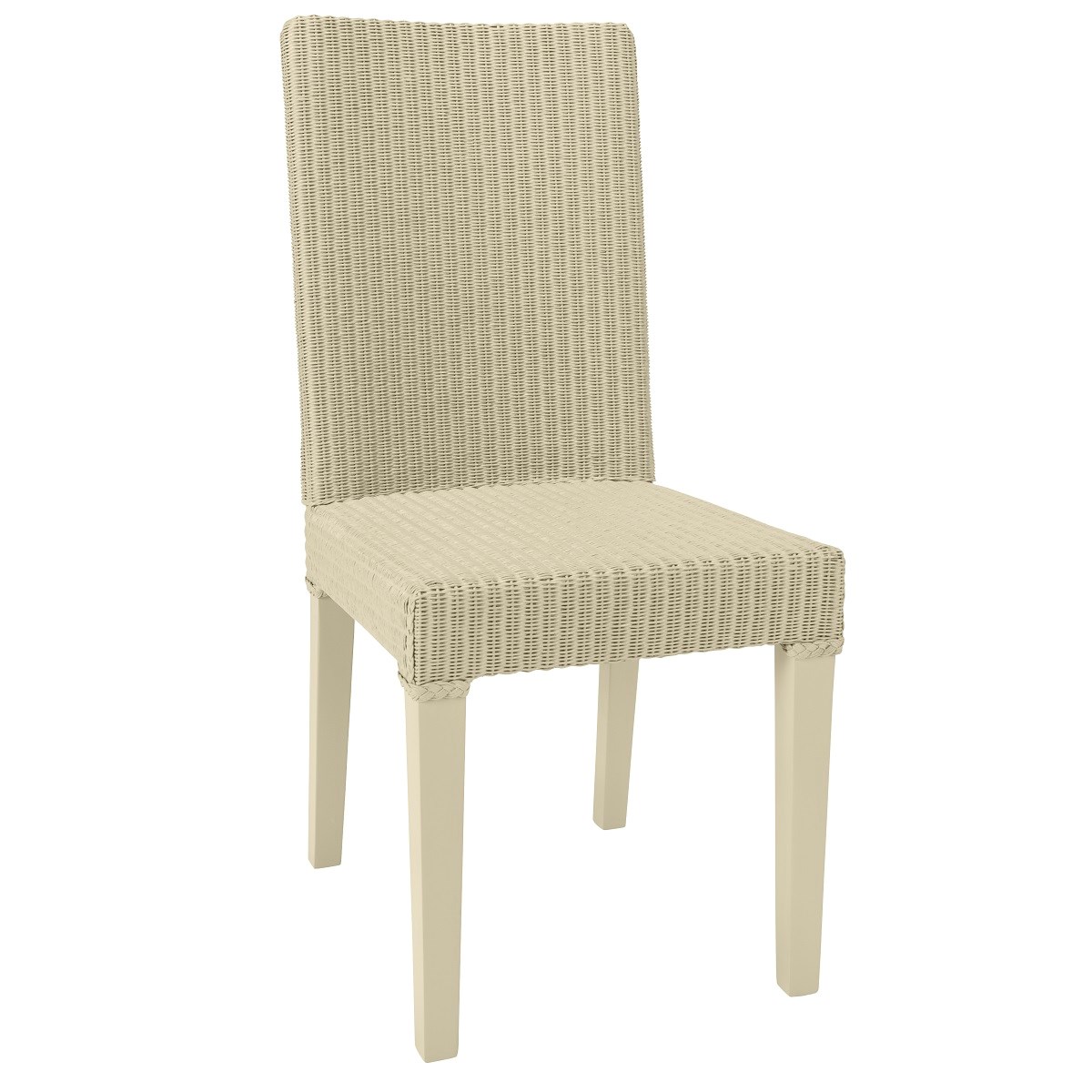 Chaise en Lloyd Loom beige clair Chaise en Lloyd Loom beige clair