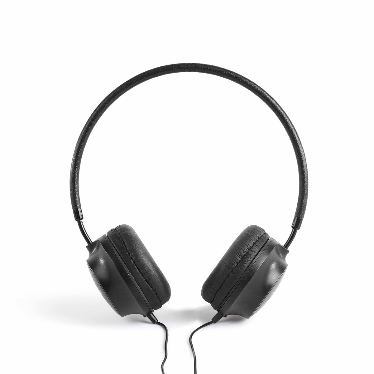 Casque stéréo Hi-Fi en plastique noir (photo) Casque stéréo Hi-Fi en plastique noir