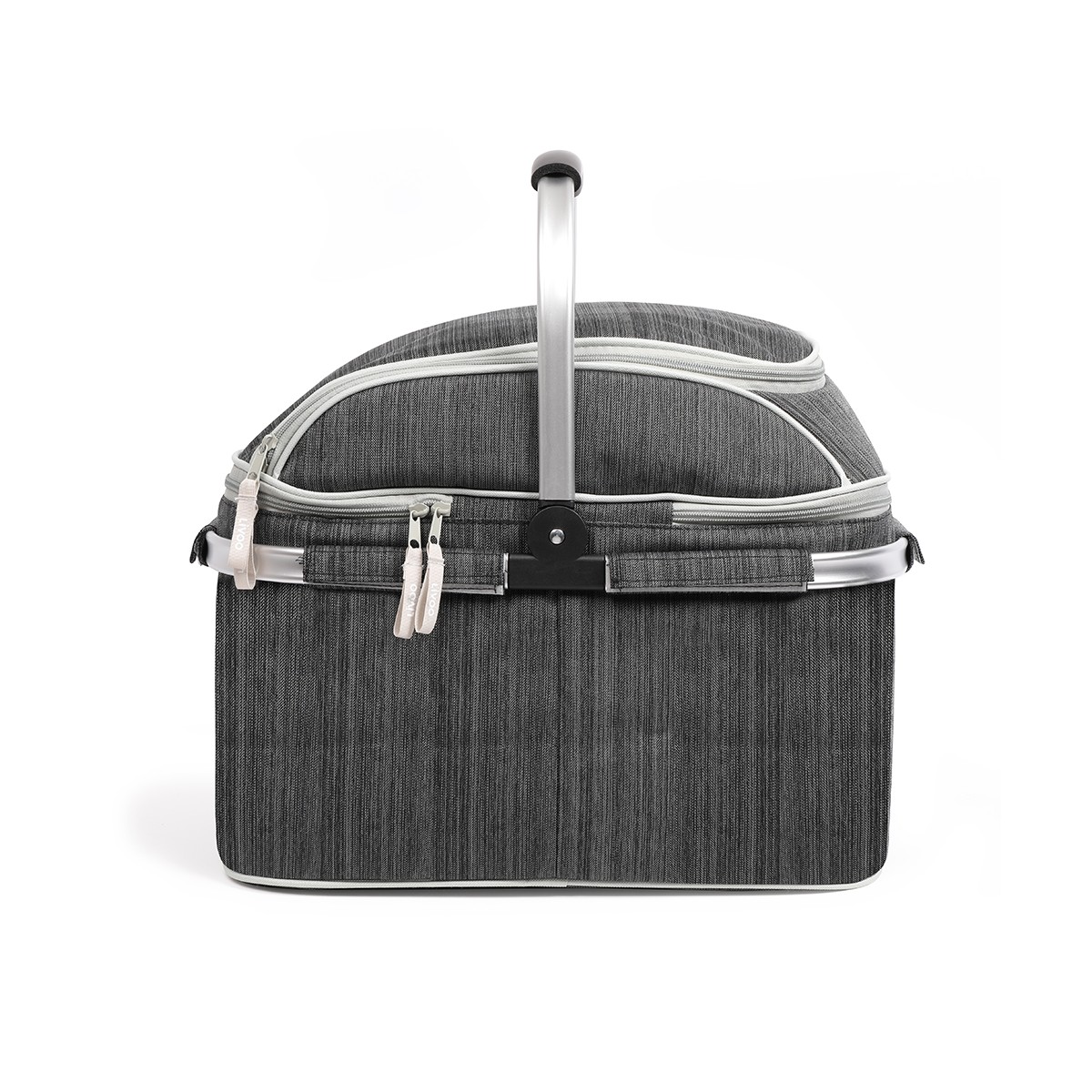 Livoo Panier pique-nique 4 personnes en Polyester Gris Livoo Panier pique-nique 4 personnes en Polyester Gris