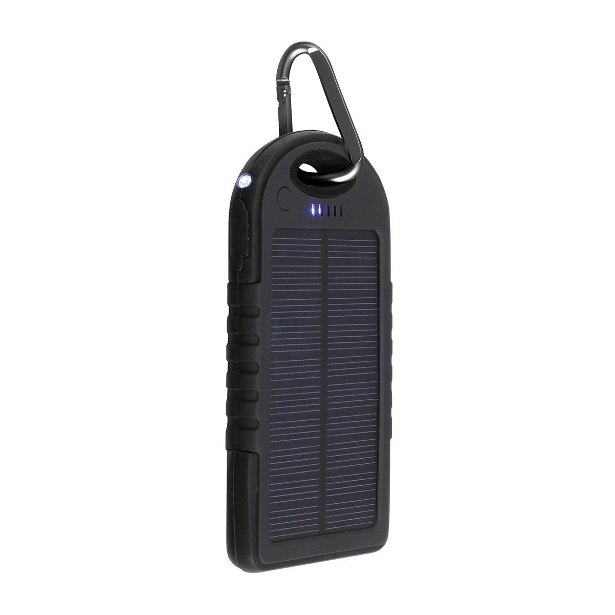 Batterie de secours solaire en plastique noir (photo) Batterie de secours solaire en plastique noir