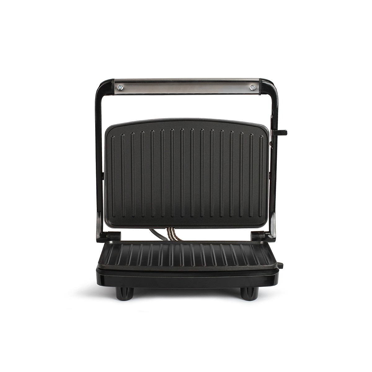 Compact grill en aluminium gris (photo) Compact grill en aluminium gris