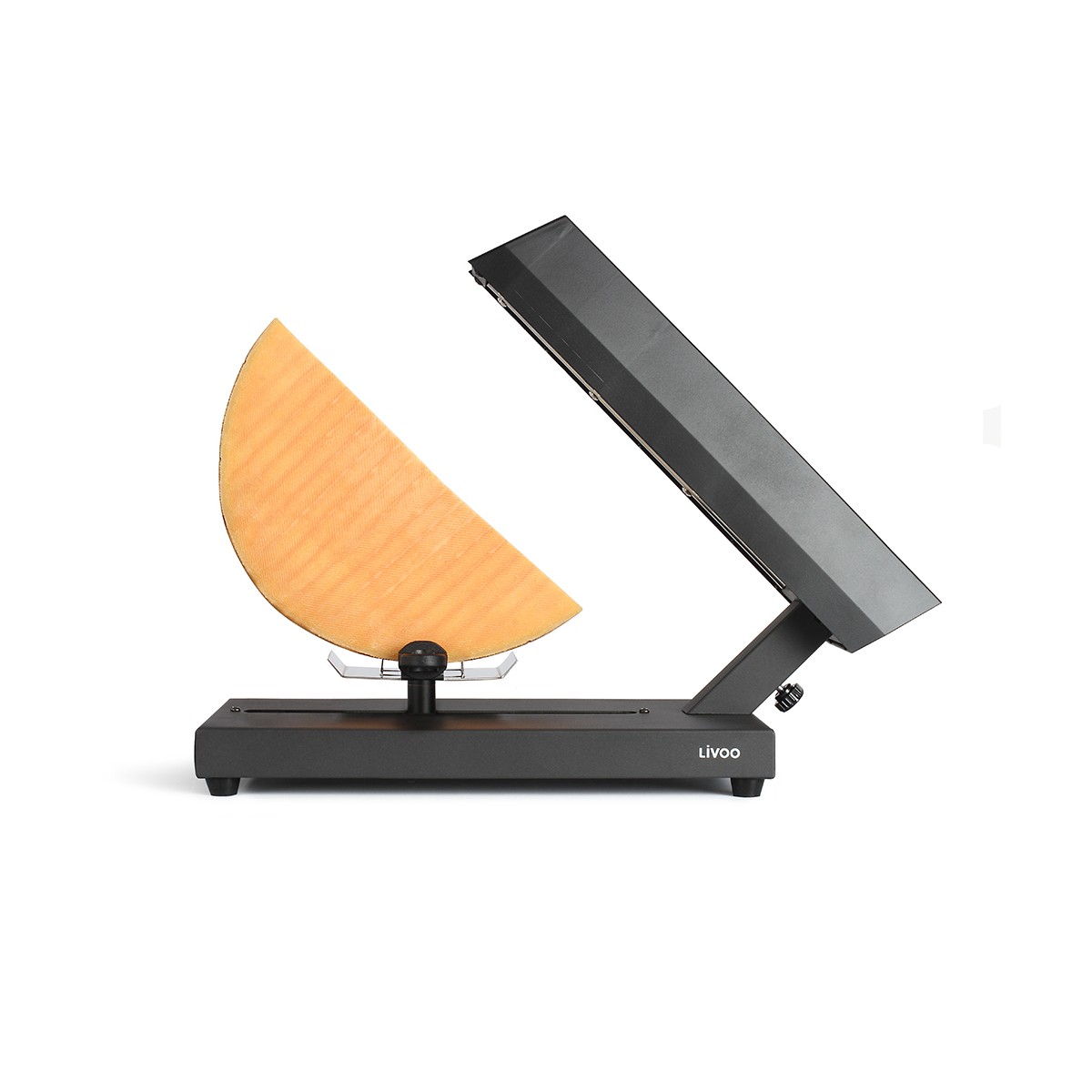 Appareil à raclette traditionnel en métal noir Appareil à raclette traditionnel en métal noir