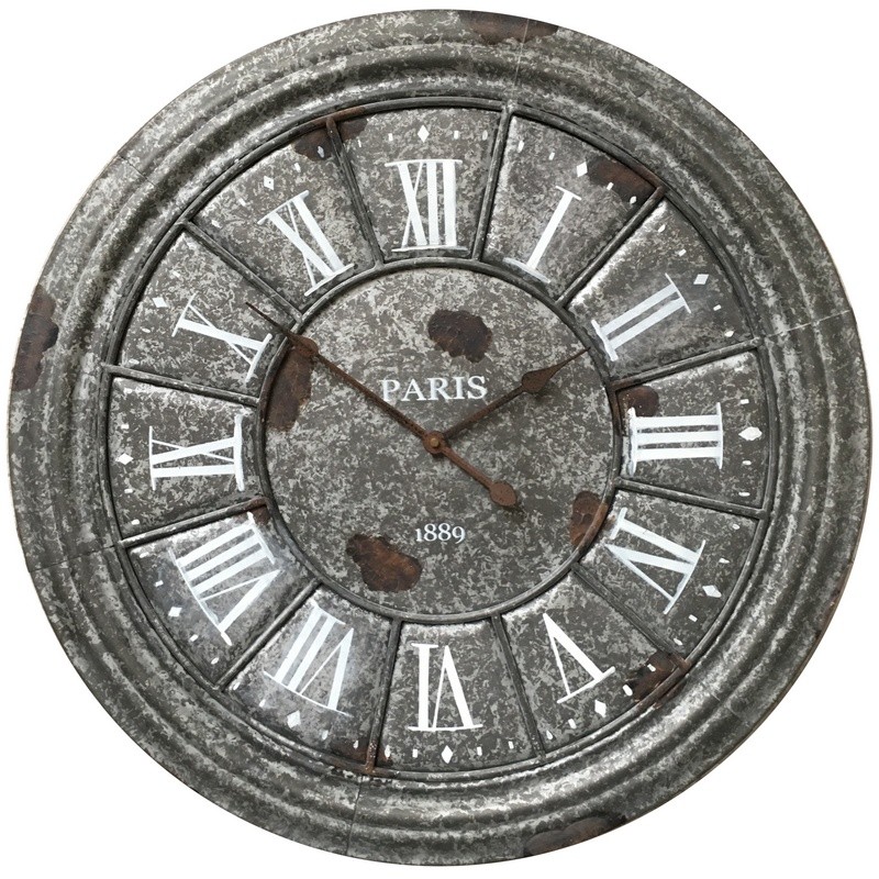 Horloge industrielle en métal D61 Horloge industrielle en métal D61