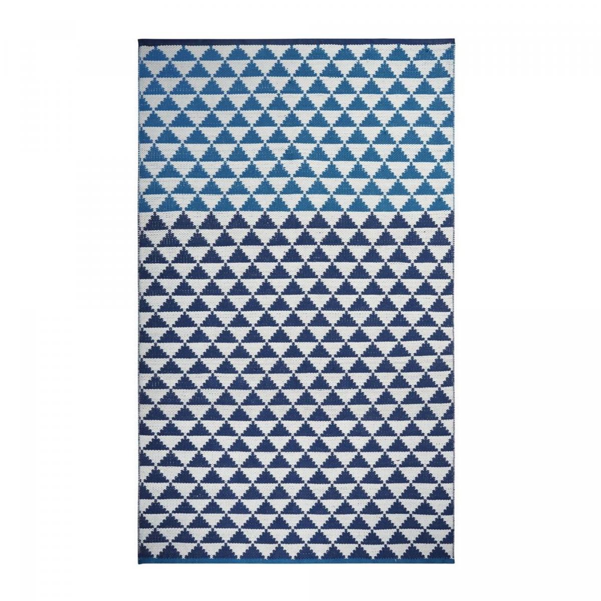 Tapis de salon biscayne cobalt 1a2t en polyester bleu 250x350