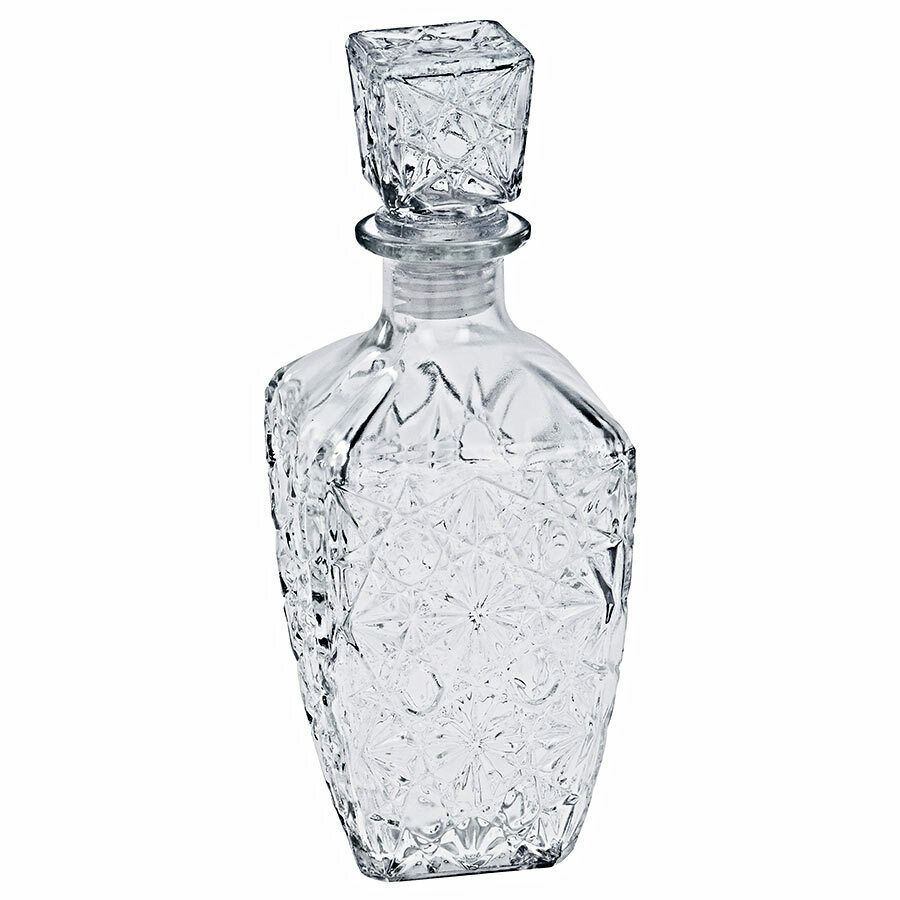 Carafe à whisky en verre conique 900ml (photo) Carafe à whisky en verre conique 900ml