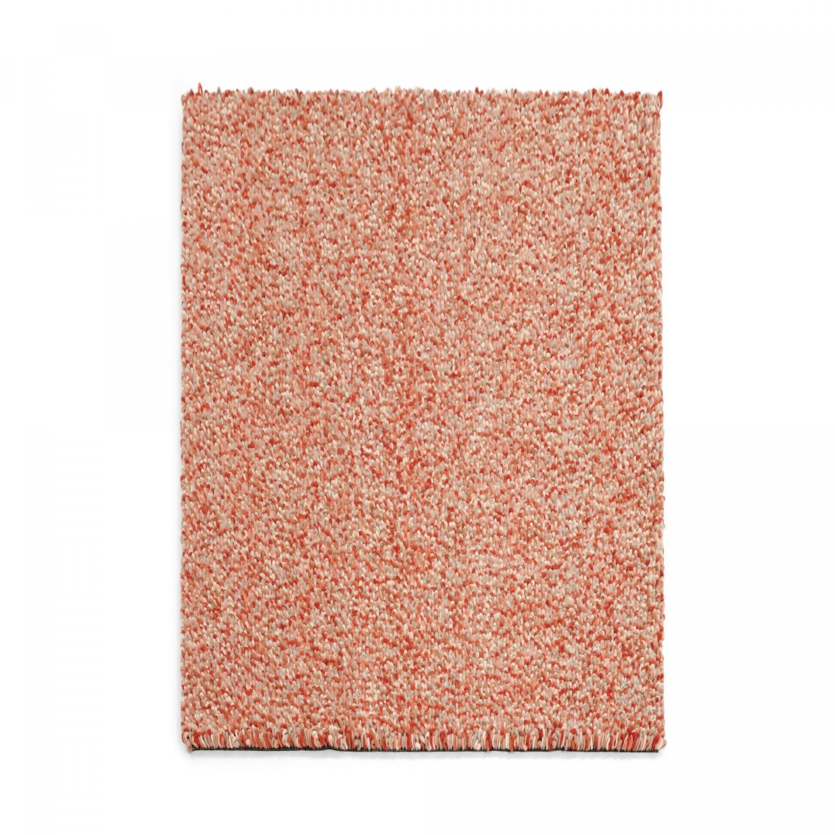 Tapis shaggy poils long en laine rouge 140x200 Tapis shaggy poils long en laine rouge 140x200