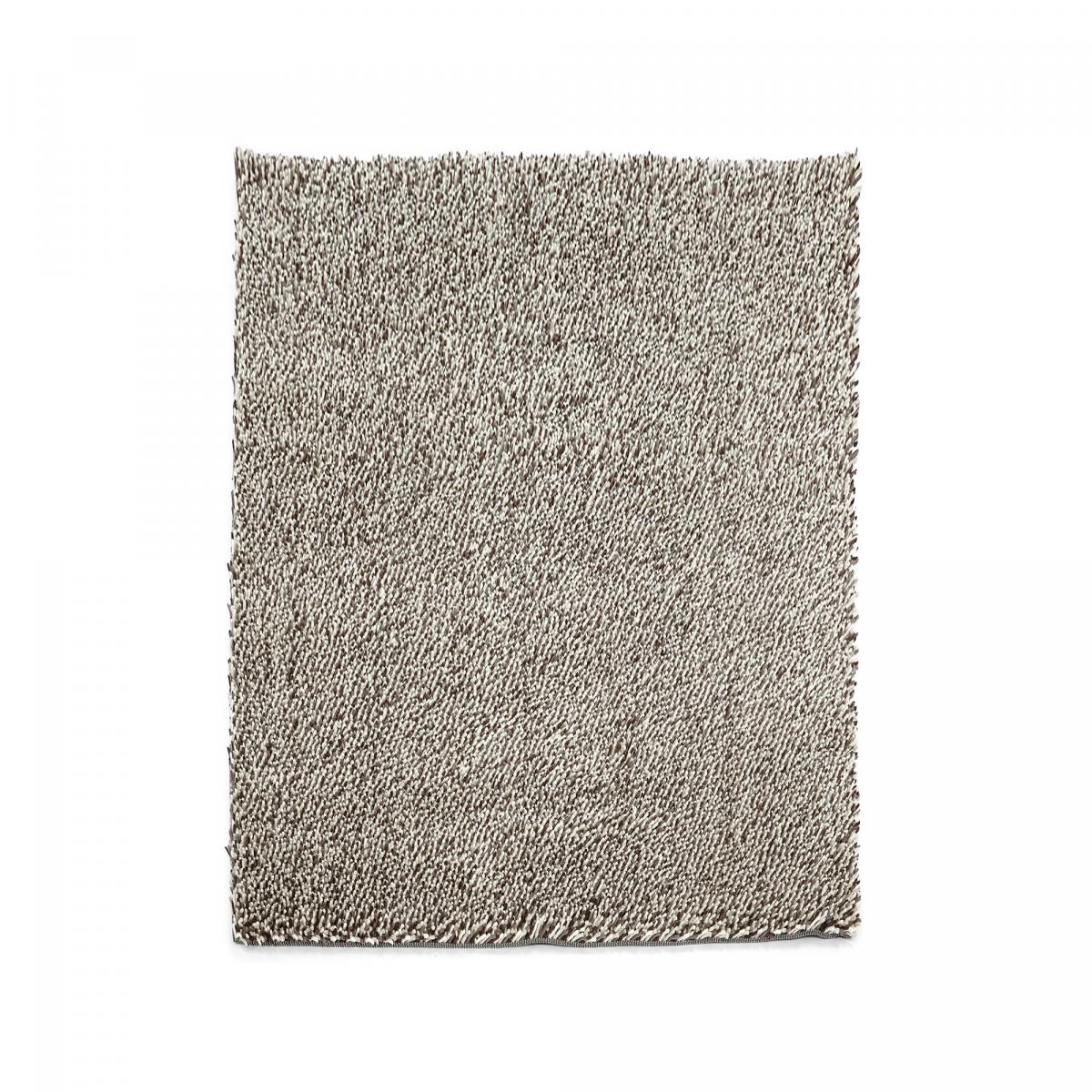 Tapis shaggy poils long en laine beige 170x240 Tapis shaggy poils long en laine beige 170x240