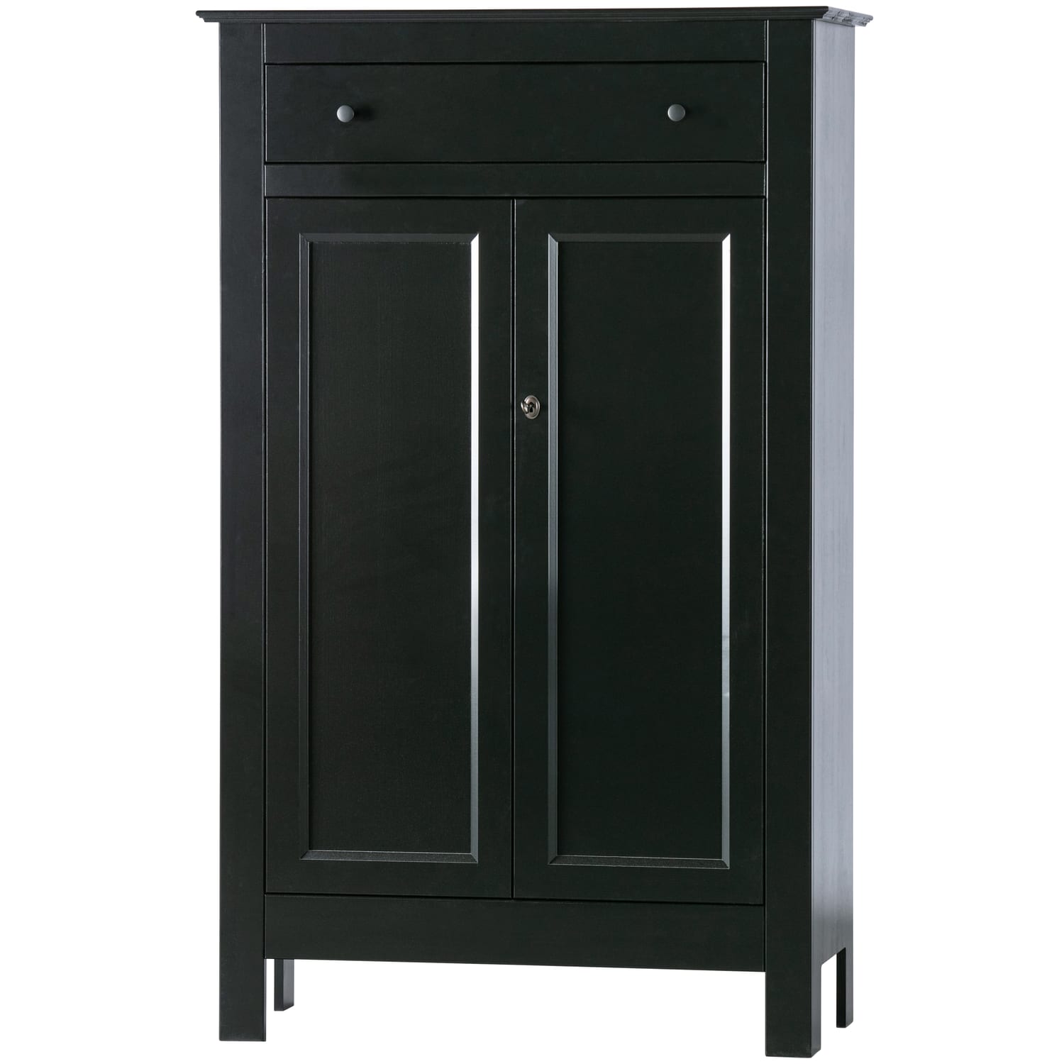 Buffet haut vintage pin massif noir