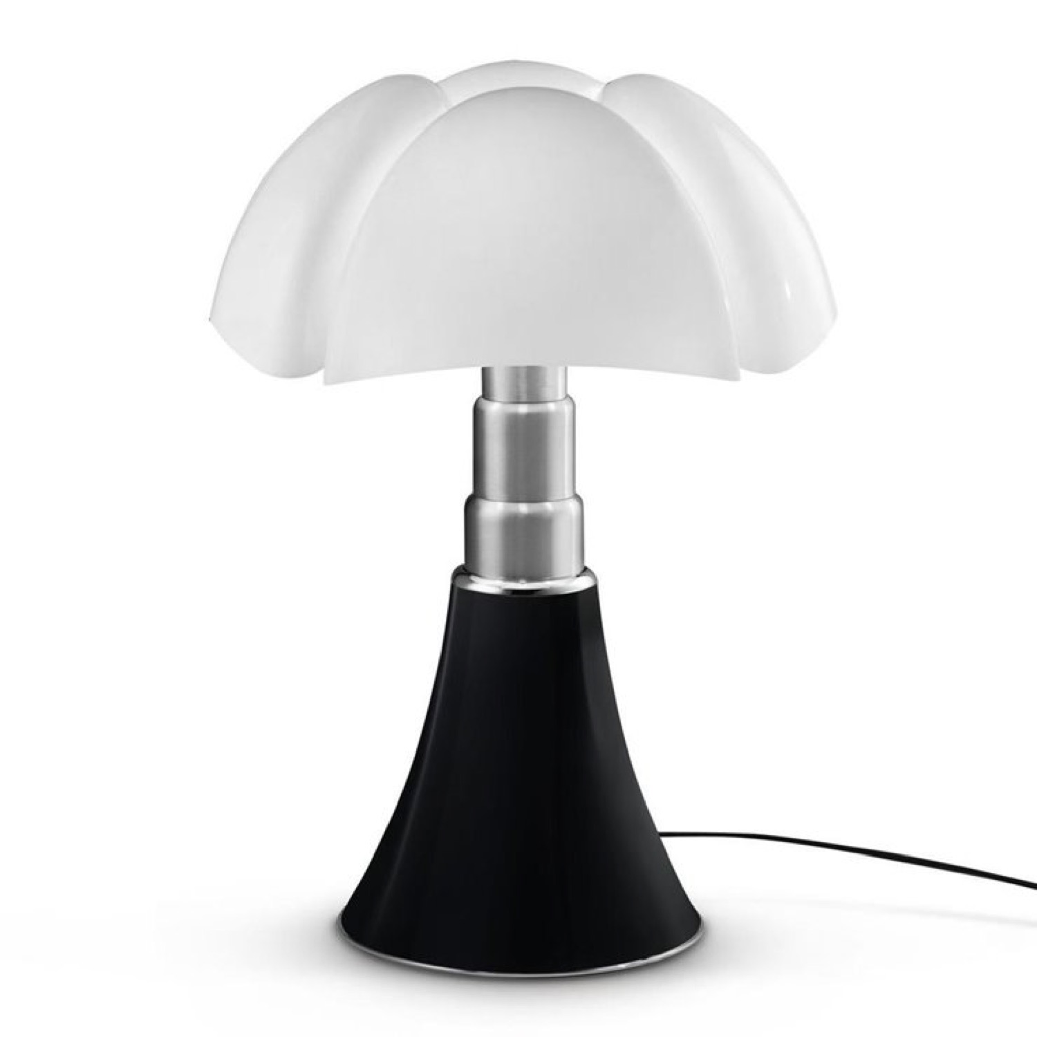 Lampe Dimmer LED pied télescopique noir H66-86cm