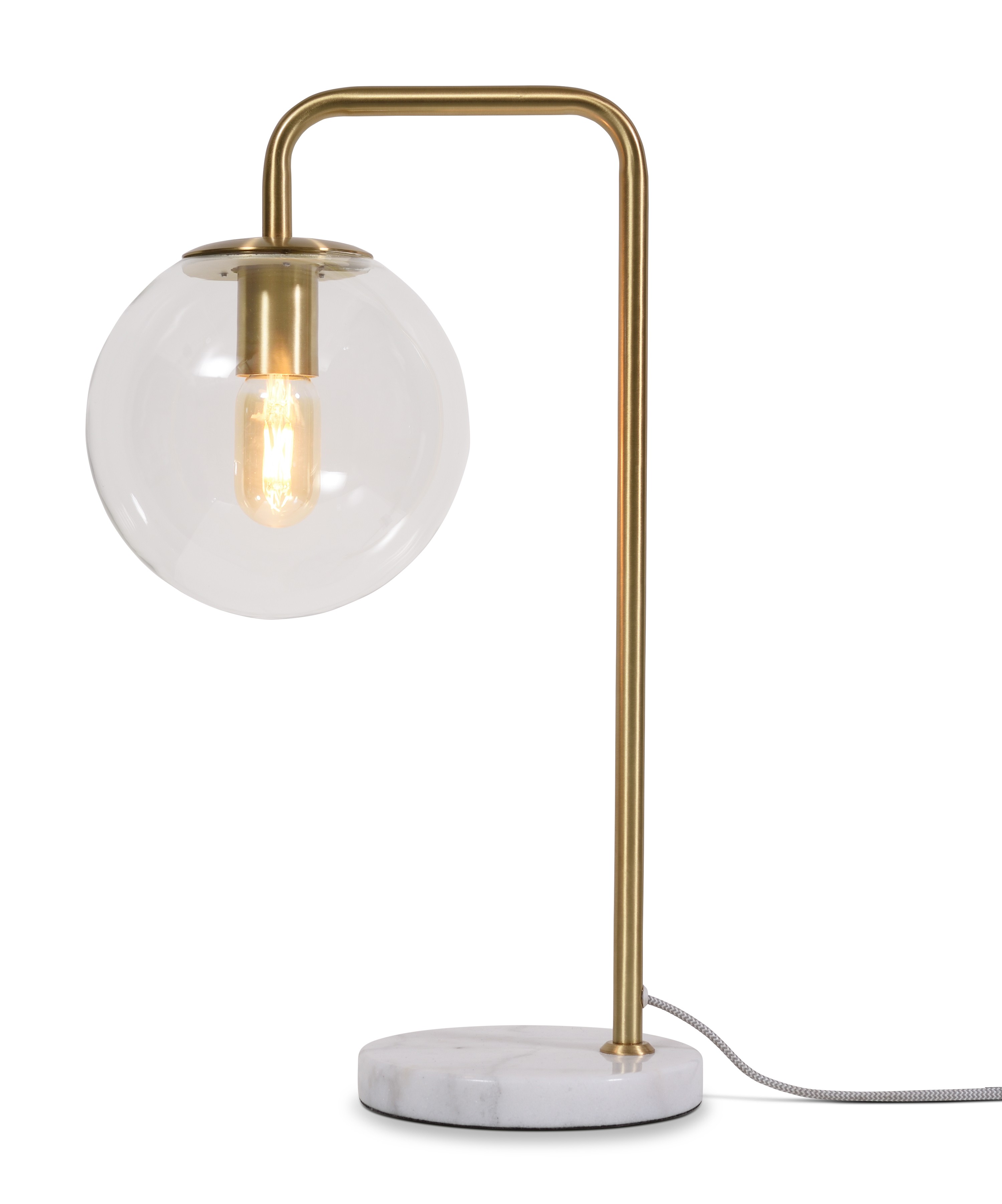 Lampe de table dorée H53cm