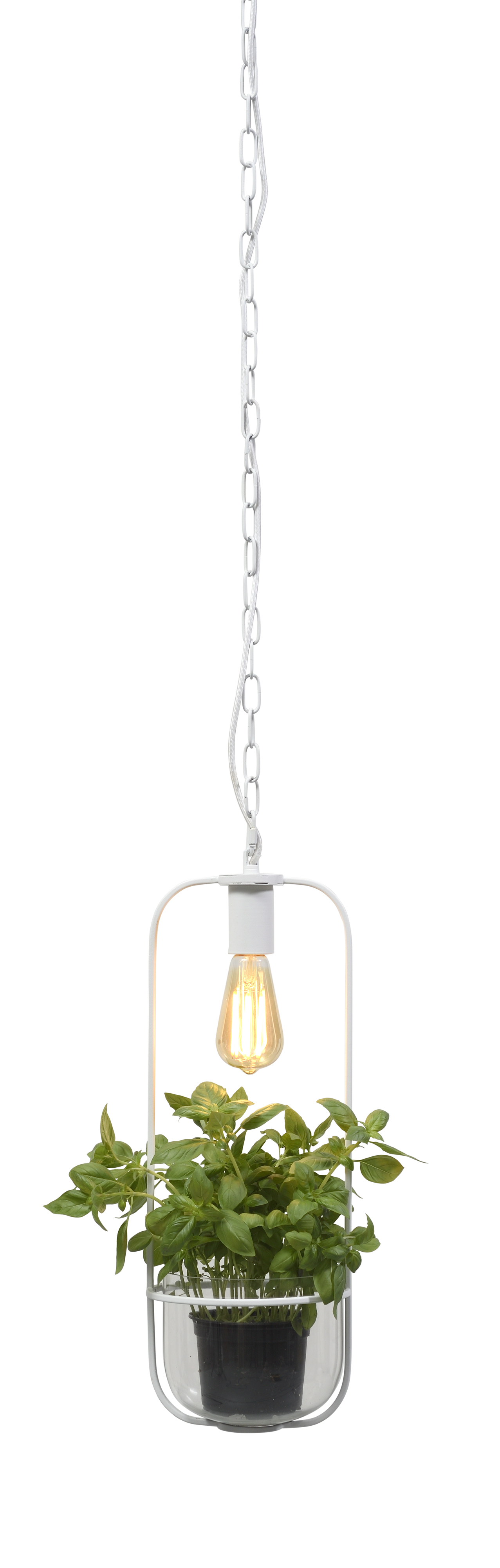 Suspension blanche pour pot H52cm Suspension blanche pour pot H52cm